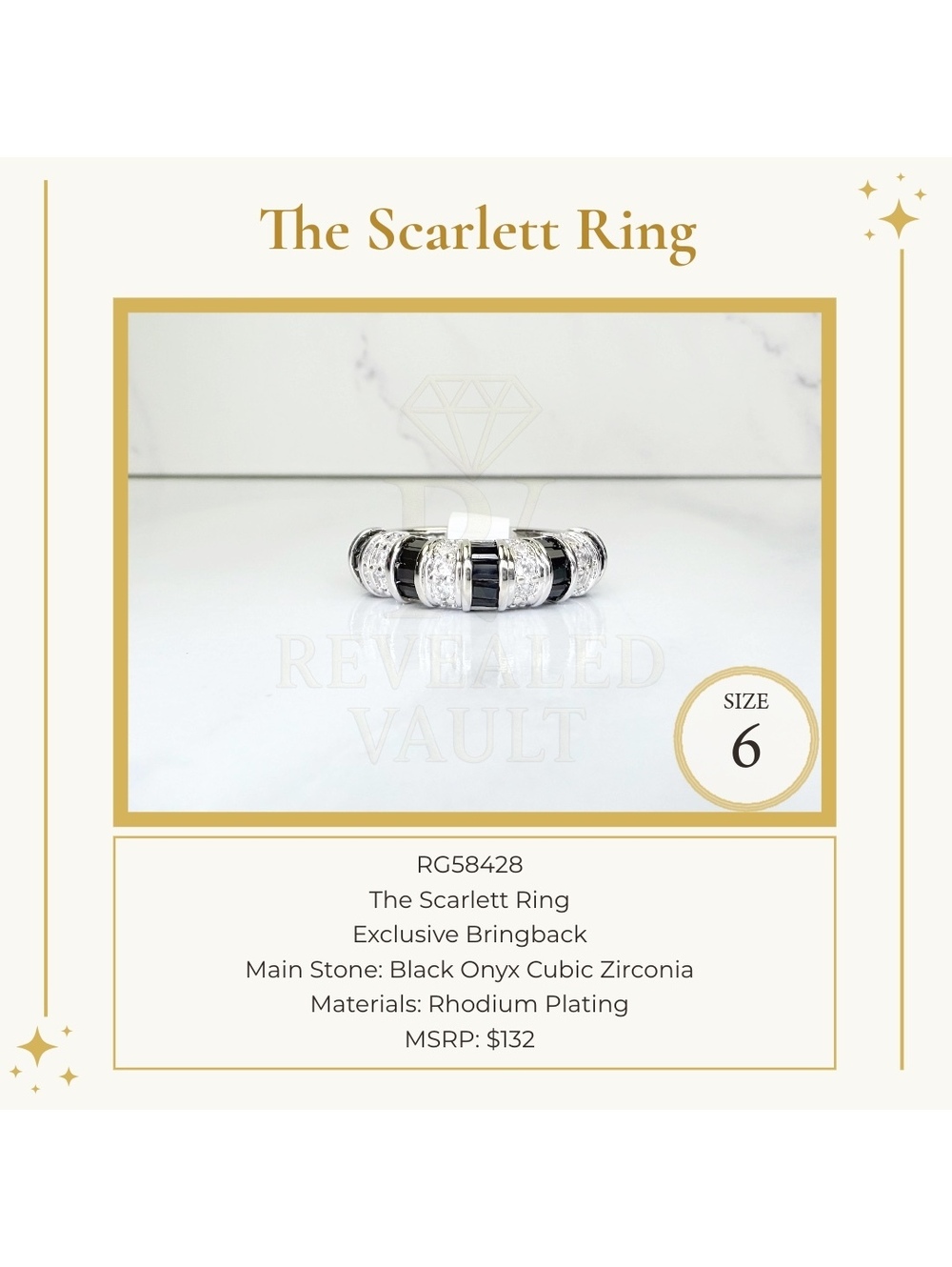 The Scarlett Ring - Size 6 - OG
